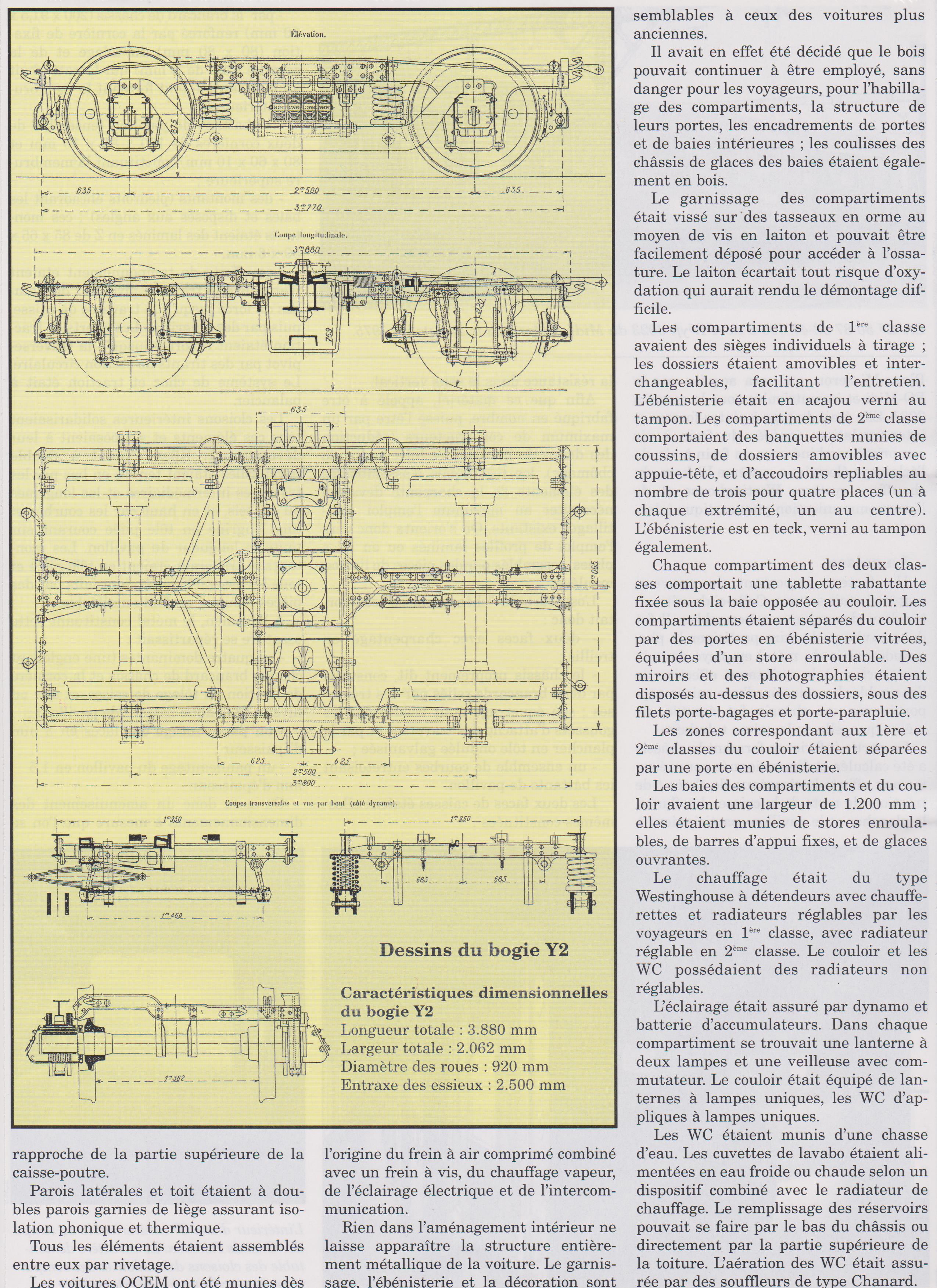 France Trains 256, voiture OCEM à rivets 3 Cl. type C10 yfi MIDI N°: 12129 BO